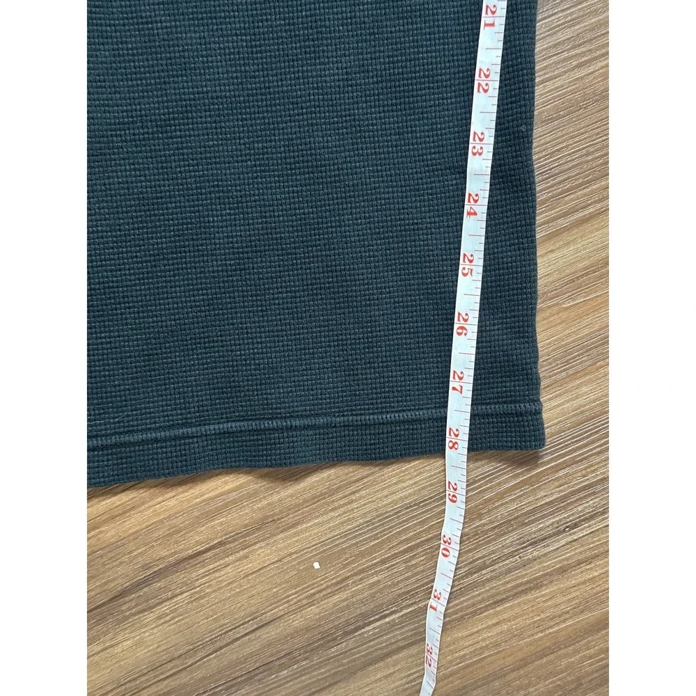 Polo Ralph Lauren Black Waffle Knit Wide Leg Baggy Lounge Pants Sz XL